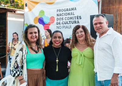 Roda de conversa 20 anos do Cultura Viva na Associação Quintal das Artes Miriam Jales em Cajueiro da Praia.